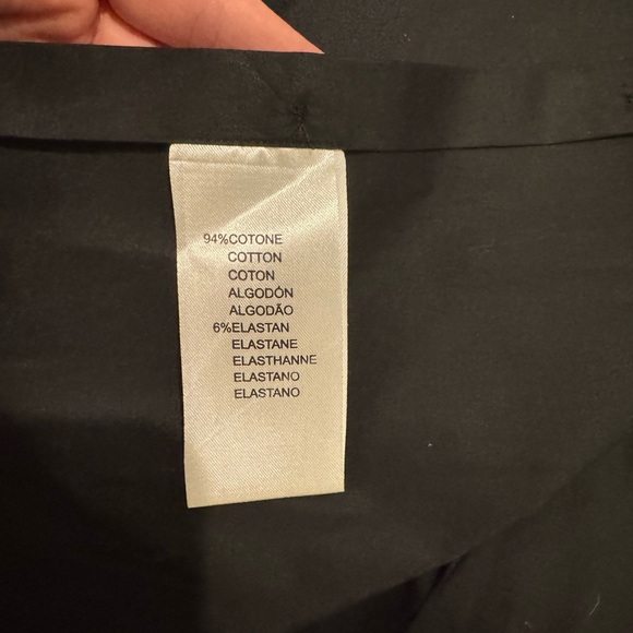 Versace collection slim black button down mandarin band collar 40 - Picture 7 of 12